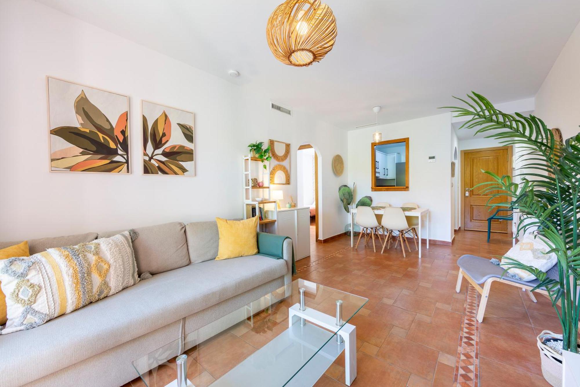 Jardin Privado # Netflix # Playa A 8Min # Wifi # Familia # Apartamento Vera Bagian luar foto