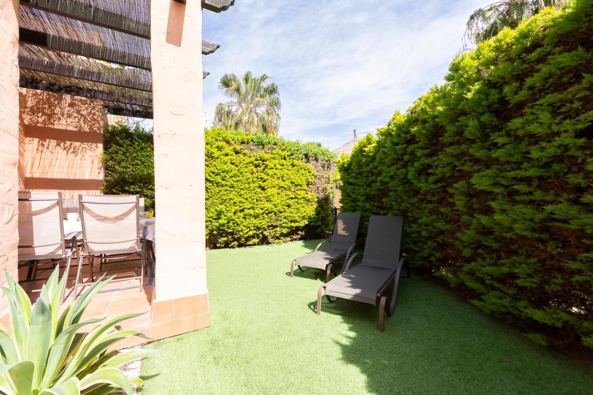 Jardin Privado # Netflix # Playa A 8Min # Wifi # Familia # Apartamento Vera Bagian luar foto